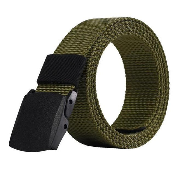 Casual Military Grade Polymer Buckle Nylon Belt