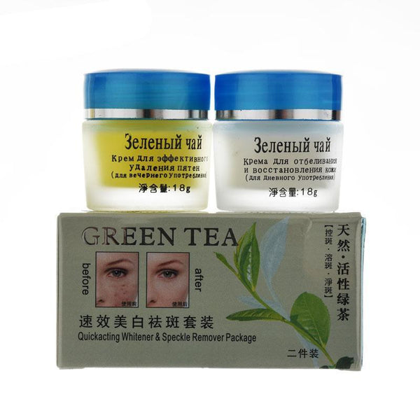 Green Tea Anti Freckle Skin Care Whitening Cream