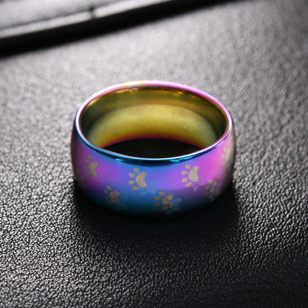 Rainbow Dog/Cat Ring