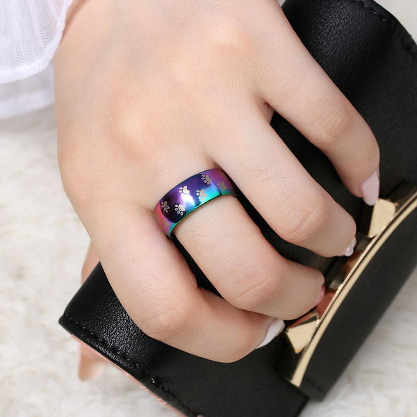 Rainbow Dog/Cat Ring