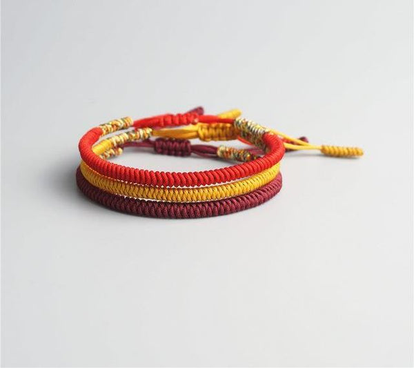 Handmade Buddhist Knots Rope Bracelet